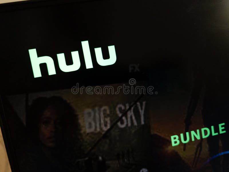 KONSKIE, POLAND December 13, 2022 Hulu Streaming Service Website