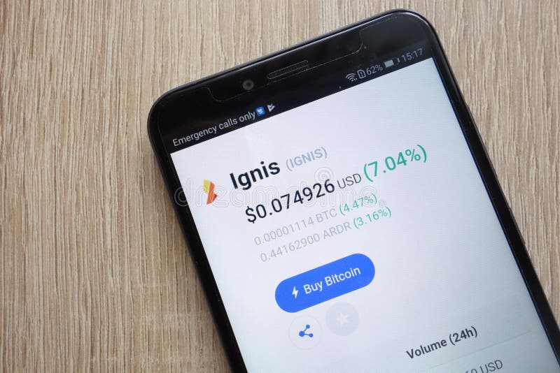 ignis cryptocurrency price