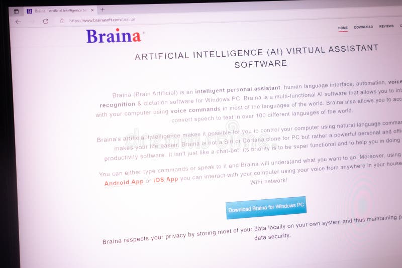 KONSKIE, POLAND - May 21, 2022: website displayed on laptop stock images.