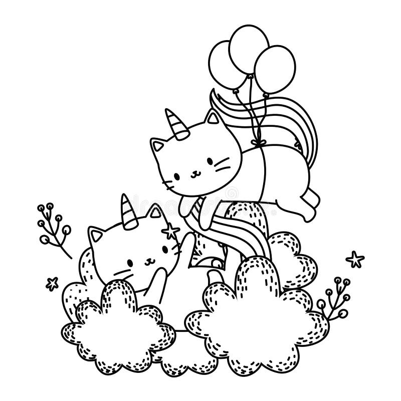 Konstrukcja wektorowa jednorożca ilustracji