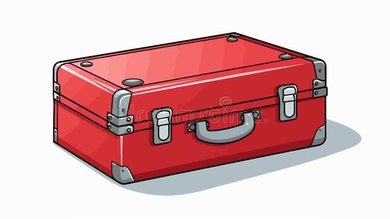 Konstruktion för metallhölje eller lådevektor för allmän användning vektor illustrationer