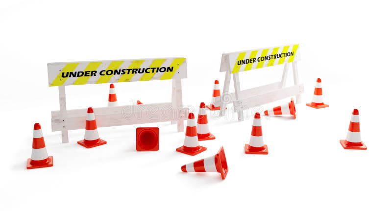 Konstruktion under vektor illustrationer