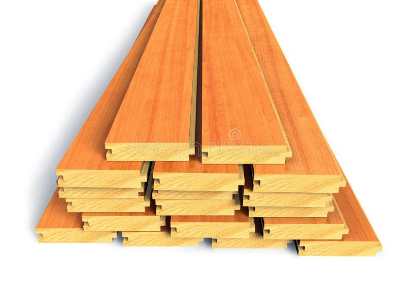 Konstruktionsplankor staplade trä