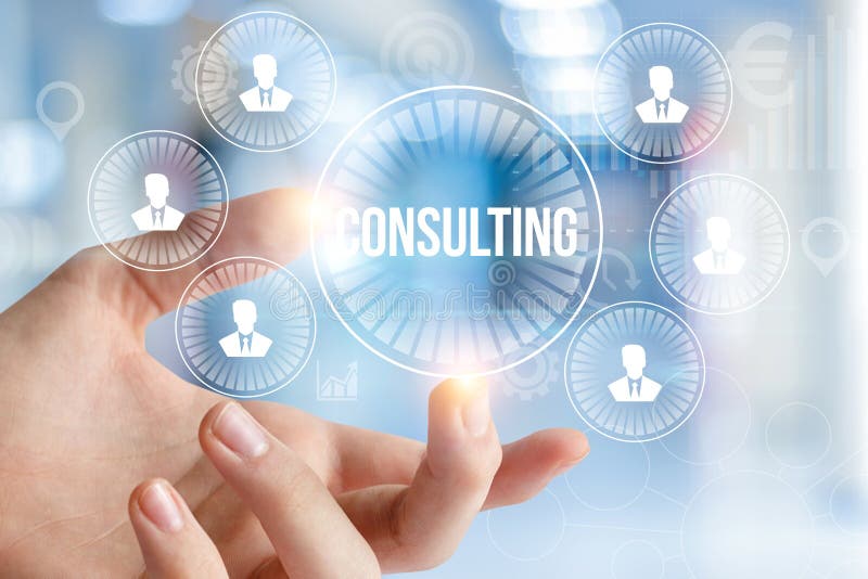 Consulting technology in the hands of the businessman. Consulting technology in the hands of the businessman.