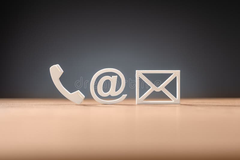 Kontakta oss för e-postkoncept för kontoinkorg