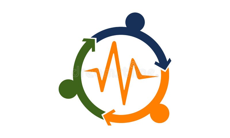 Kontinuum-Gesundheitswesen stock abbildung Kontinuum-Gesundheitswesen stock abbildung