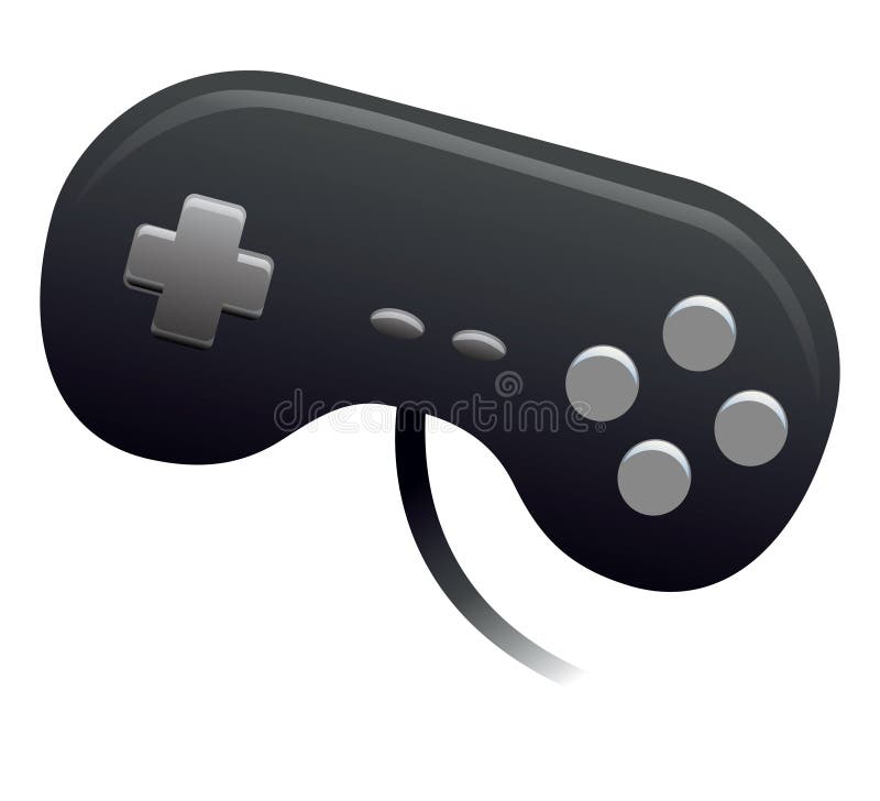 Kontrolera gry wideo royalty ilustracja