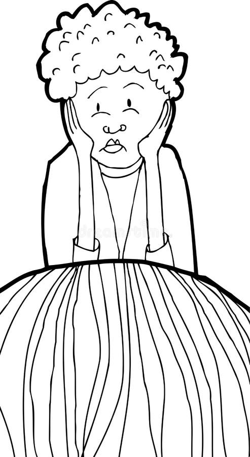 Kontur Dwa ludzie Opowiadać ilustracja wektor Kontur Dwa ludzie Opowiadać ilustracja wektor