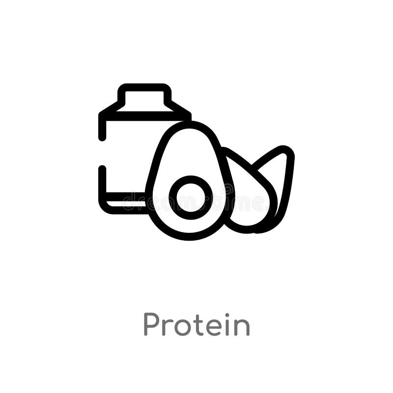 kontur proteinowa wektorowa ikona odosobniona czarna prosta kreskowego elementu ilustracja od gym i sprawności fizycznej pojęcia ilustracja wektor kontur proteinowa wektorowa ikona odosobniona czarna prosta kreskowego elementu ilustracja od gym i sprawności fizycznej pojęcia ilustracja wektor