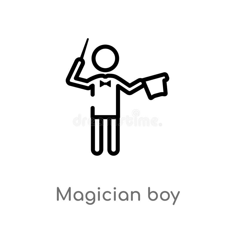 konturu magika ch?opiec wektoru ikona odosobniona czarna prosta kreskowego elementu ilustracja od ludzi poj?? Editable wektorowy royalty ilustracja konturu magika ch?opiec wektoru ikona odosobniona czarna prosta kreskowego elementu ilustracja od ludzi poj?? Editable wektorowy royalty ilustracja