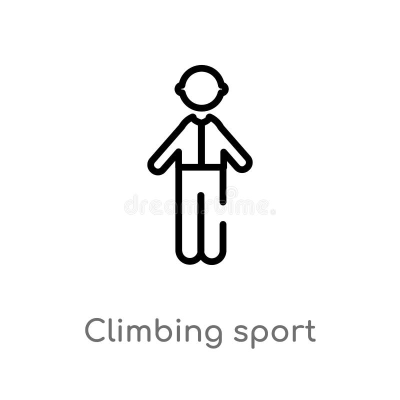 konturu pięcia sporta wektoru ikona odosobniona czarna prosta kreskowego elementu ilustracja od ludzi pojęć Editable wektorowy ud ilustracji konturu pięcia sporta wektoru ikona odosobniona czarna prosta kreskowego elementu ilustracja od ludzi pojęć Editable wektorowy ud ilustracji