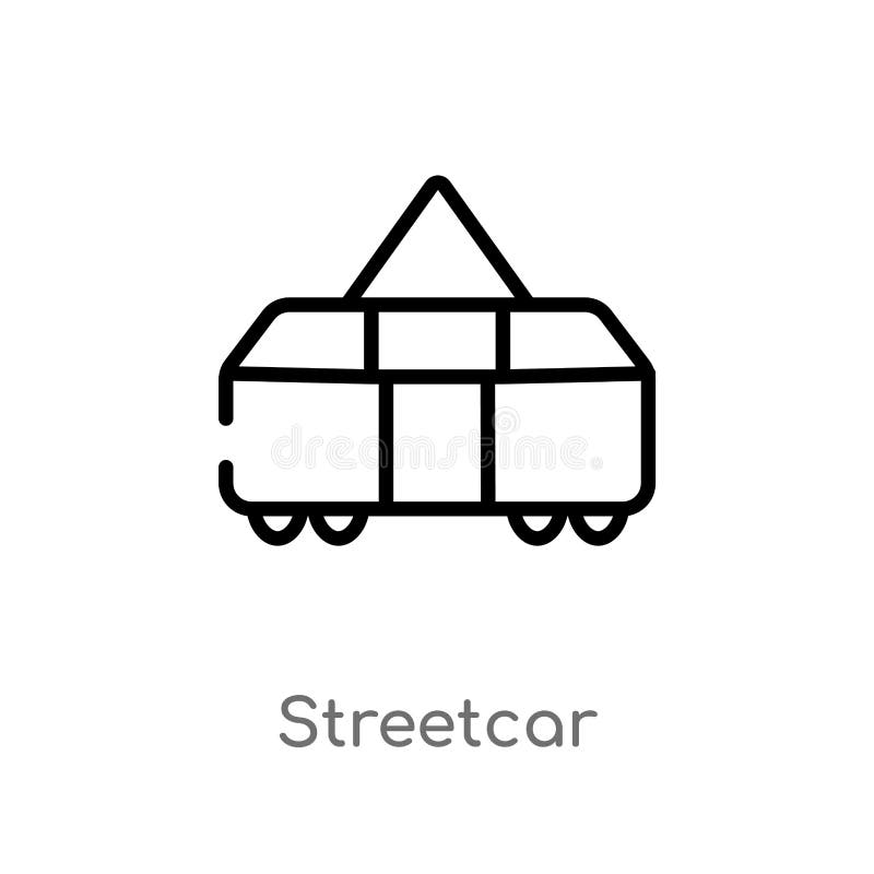 konturu tramwaju wektoru ikona odosobniona czarna prosta kreskowego elementu ilustracja od przewiezionego poj?cia Editable wektor ilustracja wektor konturu tramwaju wektoru ikona odosobniona czarna prosta kreskowego elementu ilustracja od przewiezionego poj?cia Editable wektor ilustracja wektor
