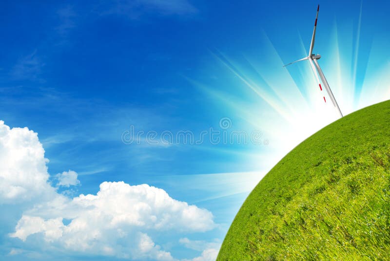 Konzept der sauberen Energie