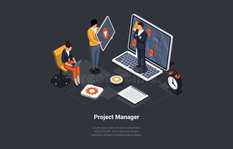 Konzept des Neustarts oder Projekts. Kreativteam, das eine neue Idee entwickelt oder daran arbeitet. Unternehmensentwicklung mit stock abbildung
