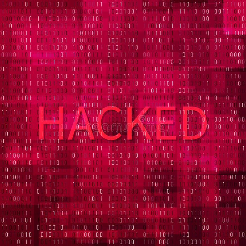 Konzept des Zerhackens Fahne mit Ddos-Angriff Spam-und Computer-Virus-Konzept Digitaltechnikhintergrund des bin?r Code Vektor stock abbildung Konzept des Zerhackens Fahne mit Ddos-Angriff Spam-und Computer-Virus-Konzept Digitaltechnikhintergrund des bin?r Code Vektor stock abbildung