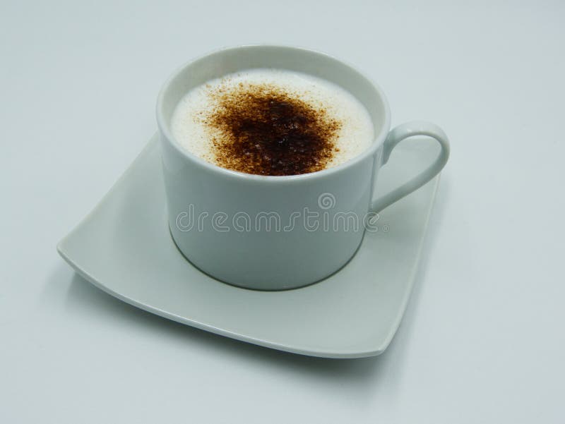 Kop van Italiaanse cappuccino royalty-vrije stock fotografie Kop van Italiaanse cappuccino royalty-vrije stock fotografie