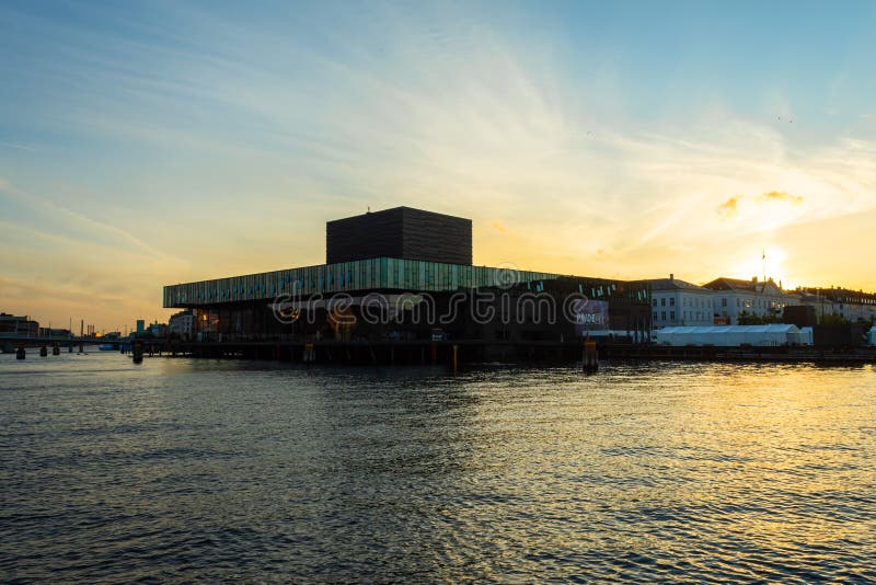 Copenhagen. Denmark. 12. September. 2021. Nice view Ofelia Plads on the Sunset. Copenhagen Denmark Contemporary European Architecture Architecture Europe. Copenhagen. Denmark. 12. September. 2021. Nice view Ofelia Plads on the Sunset. Copenhagen Denmark Contemporary European Architecture Architecture Europe