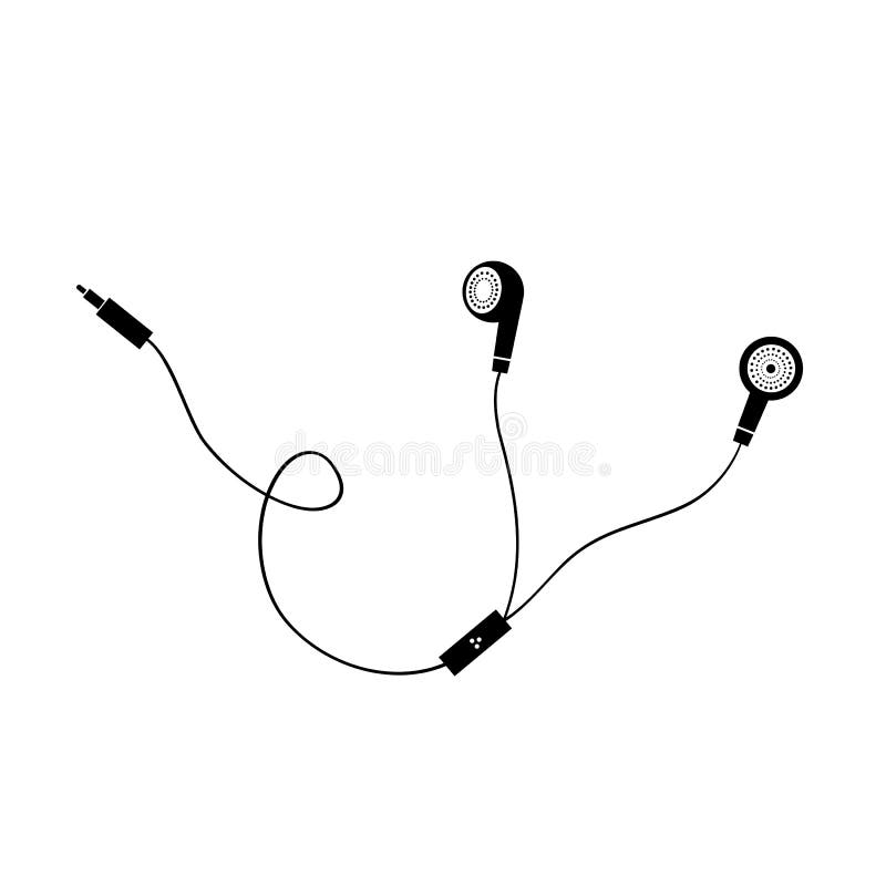 Kopfhörersymbol vektor abbildung Kopfhörersymbol vektor abbildung