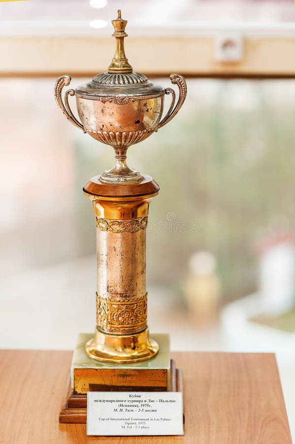 Kopp i museum av schackberömmelse, Elista royaltyfri fotografi Kopp i museum av schackberömmelse, Elista royaltyfri fotografi