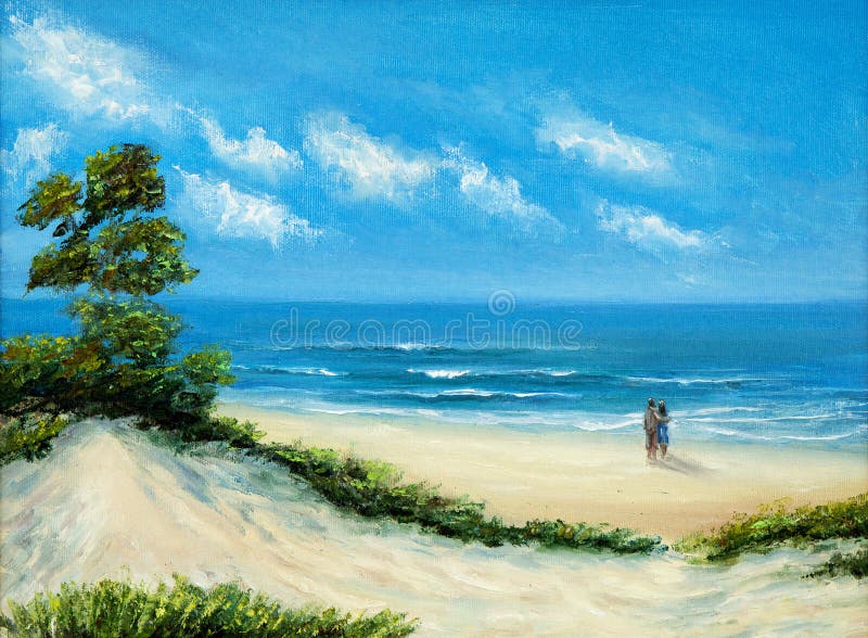 Koppla ihop på stranden royaltyfri foto Koppla ihop på stranden royaltyfri foto