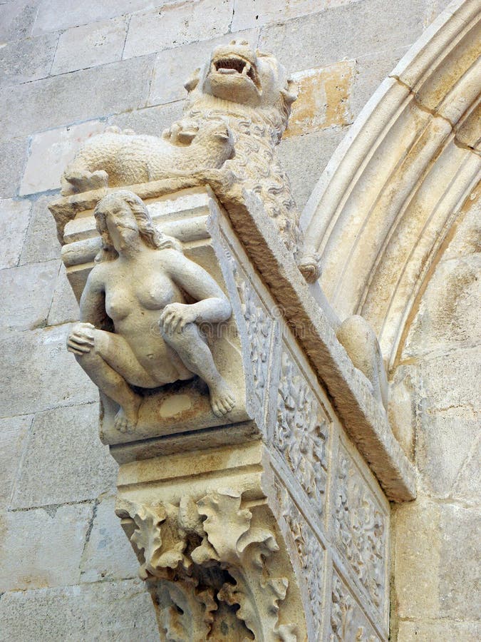 Korcula ancient artwork details,Croatia,5 stock photos Korcula ancient artwork details,Croatia,5 stock photos