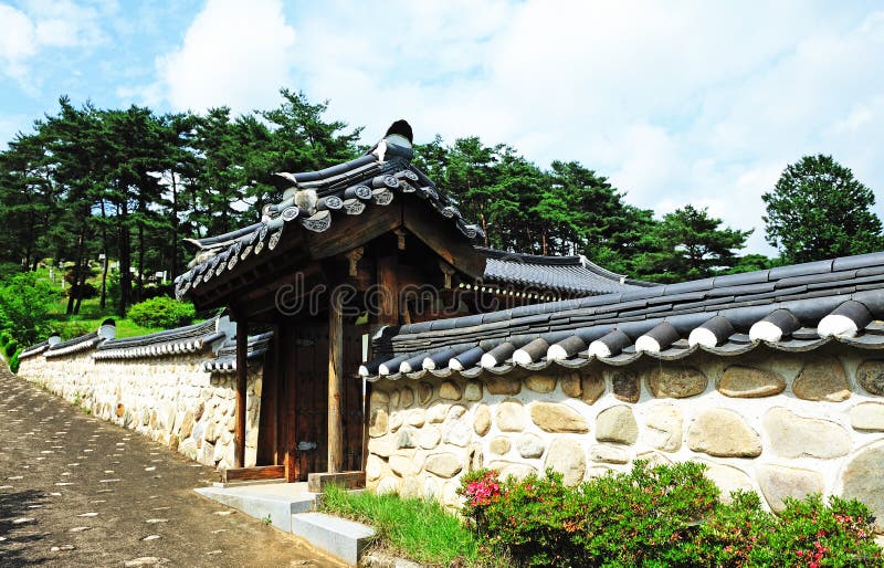 Korean ancient wall and gate