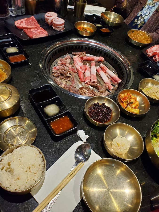 Korean Barbecue at Master Kim 2 Stock Image Image of nevada, vegas 275968047