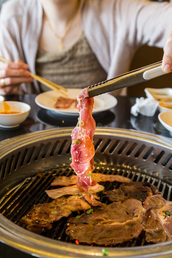 Korean BBQ meat stock photo. Image of spicy, food, dinner 67082710