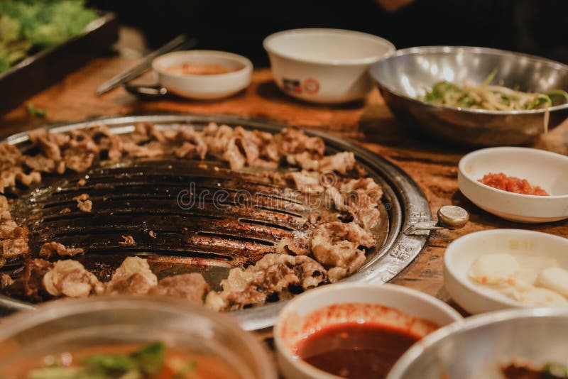 Korean BBQ Bulgogi in Seoul, South Korea Stock Photo - Image of seoul