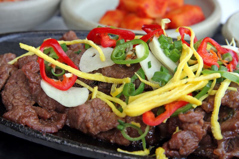 Korean Barbecue Food stock image. Image of culture, background - 16471971
