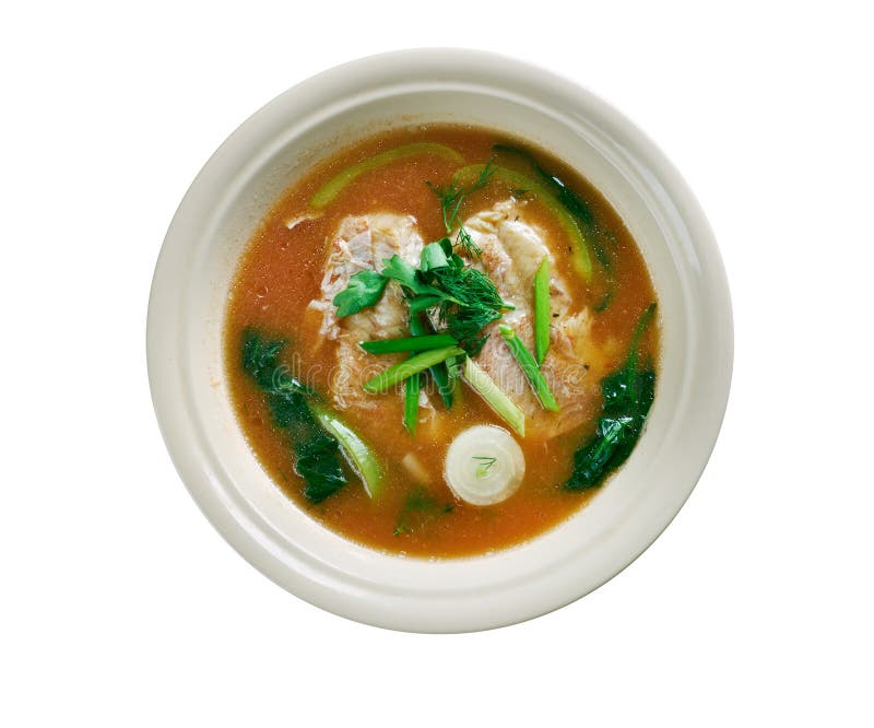 Korean fish soup stock image. Image of meal, codfish - 67412255