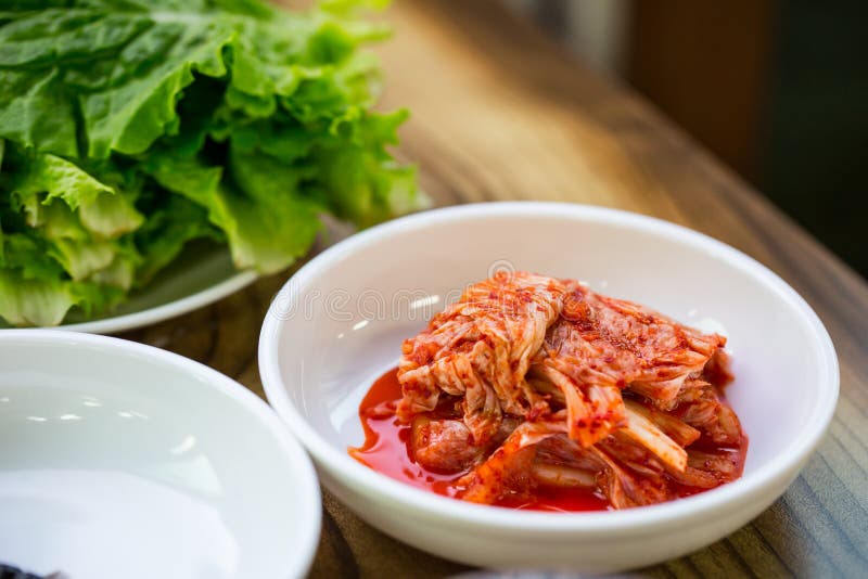 Korean Kimchi with Side Dishes and Vegetables Stock Photo Image of asian, chili 41335588