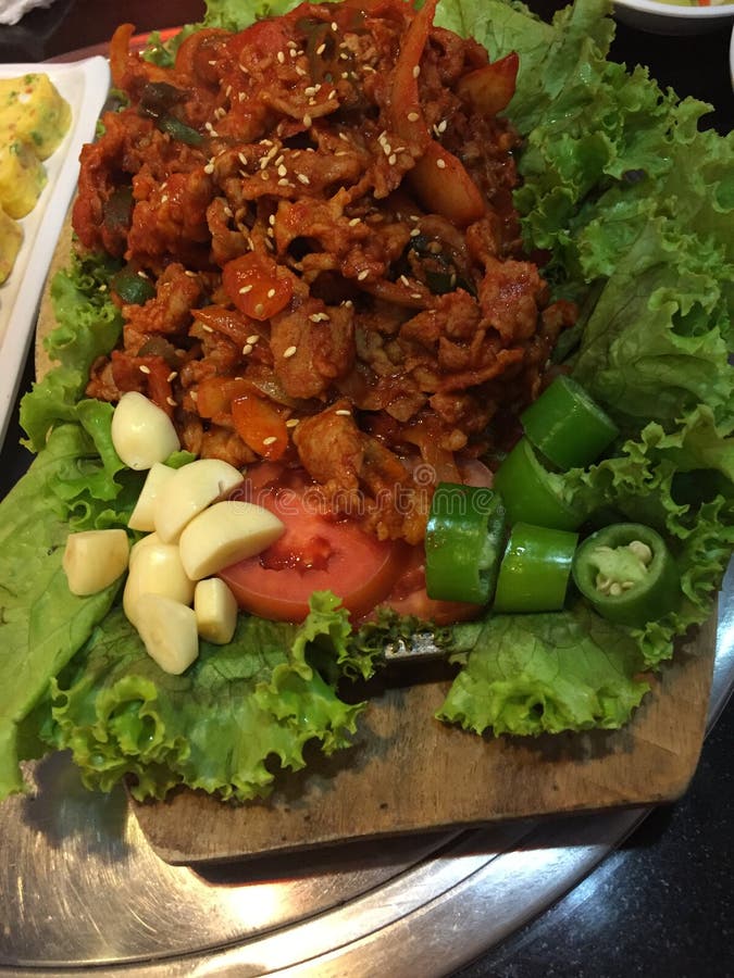 Korean meat dishes stock photo. Image of dishes, meat 137554438