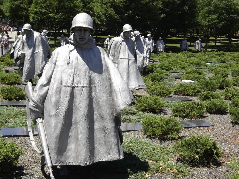 Korean War Memorial editorial photography. Image of park 30659162