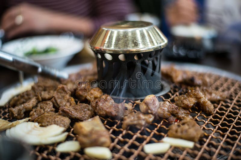 KoreanBBQ arkivbilder KoreanBBQ arkivbilder