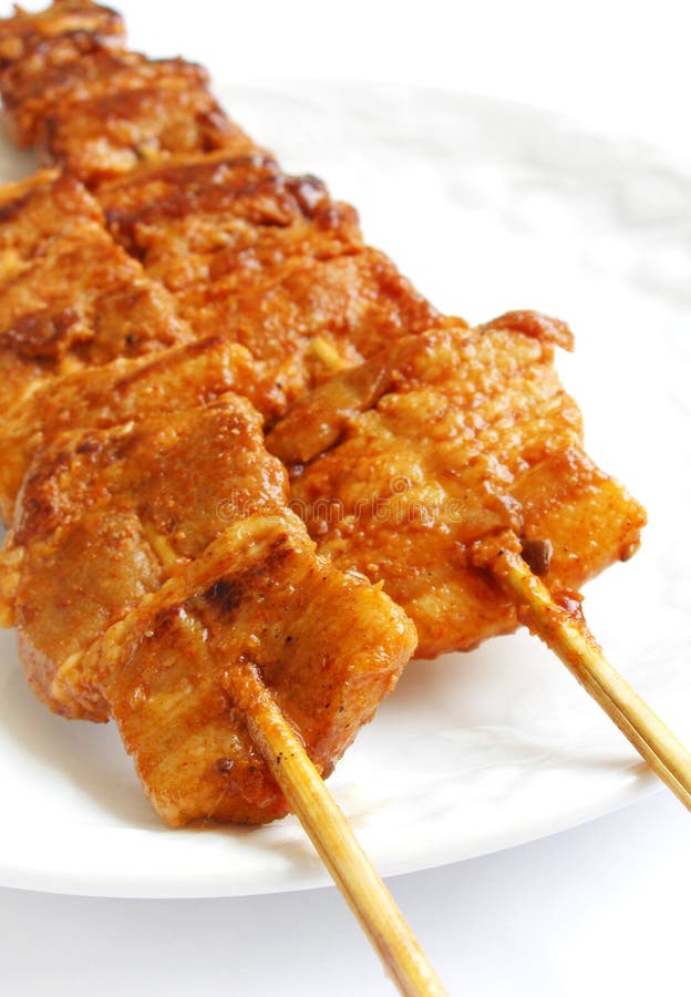 Koreanische kebabs unterschiedliches Schweinefleisch stockfotografie Koreanische kebabs unterschiedliches Schweinefleisch stockfotografie