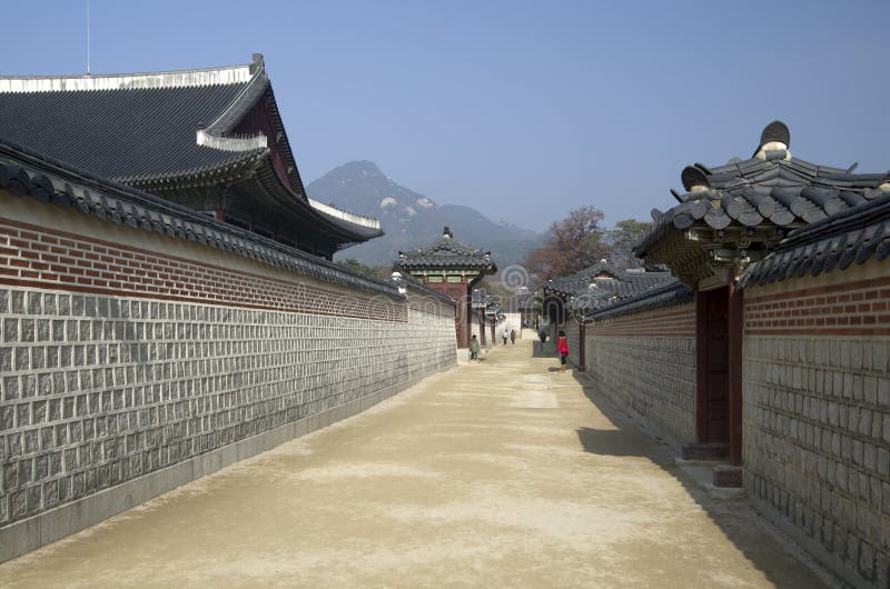 Altes Koreanisches Dorf Architektur Bukchon Hanok ...