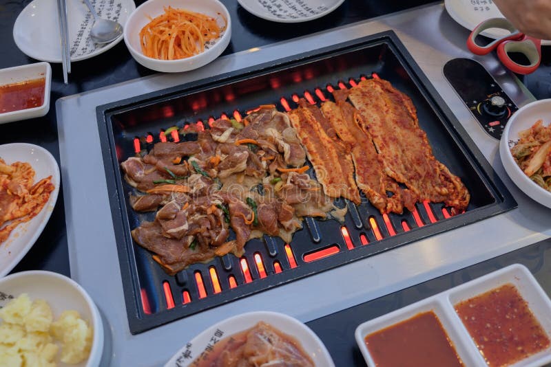 Koreański wieprzowiny BBQ zdjęcia stock Koreański wieprzowiny BBQ zdjęcia stock