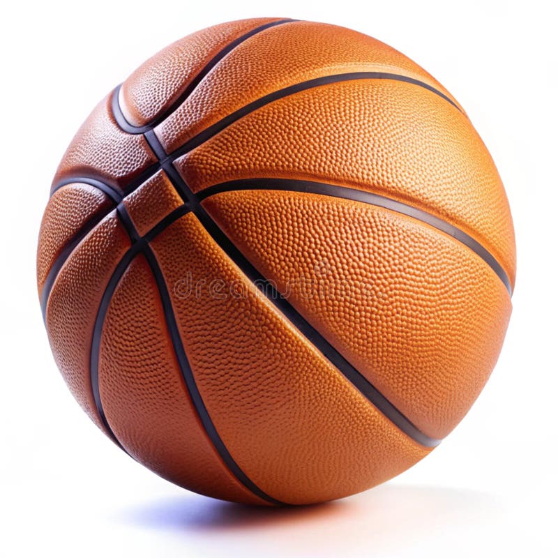 Korgen isolerad. Basketboll isolerat på öppen bakgrund