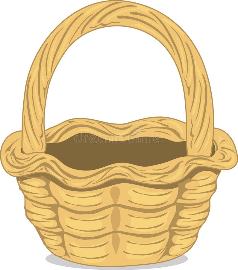 Korgillustrationgnäggande royaltyfri illustrationer