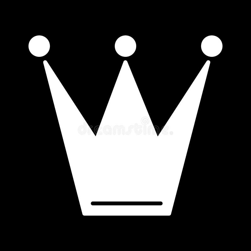 Korony ikona w modnym mieszkanie stylu odizolowywającym na czarnym tle Korona symbol dla twój strona internetowa projekta, logo, ilustracji Korony ikona w modnym mieszkanie stylu odizolowywającym na czarnym tle Korona symbol dla twój strona internetowa projekta, logo, ilustracji