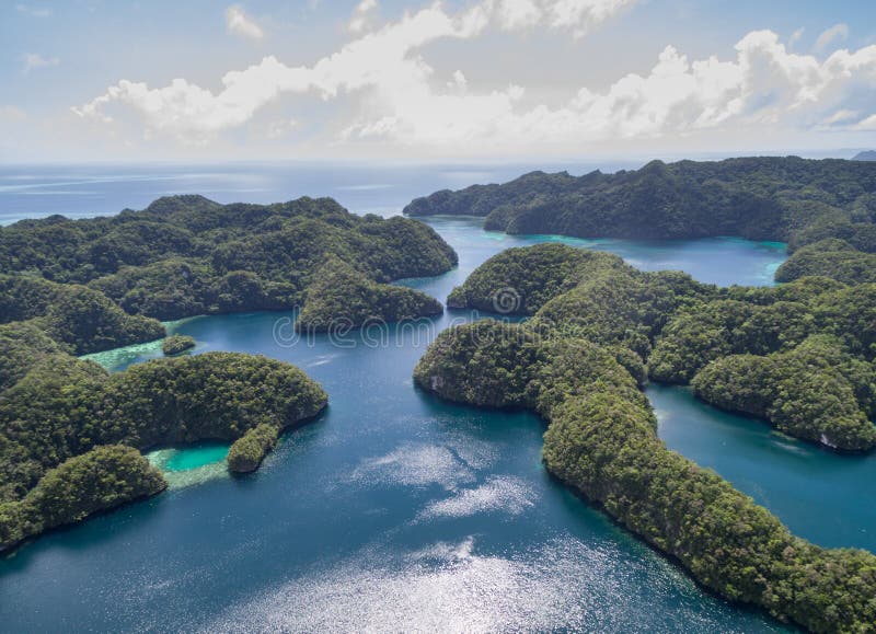 Koror Island in Palau. Archipelago, Part of Micronesia Region Stock