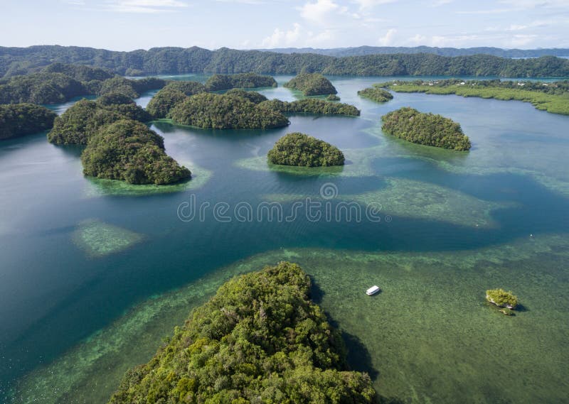 Koror Island in Palau. Archipelago, part of Micronesia Region