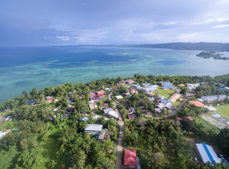 Koror Town in Palau Island. Stock Photo Image of seascape, stunning