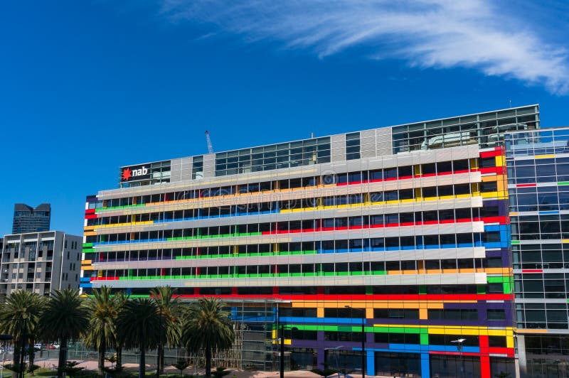 Korporacyjny biuro ZŁAPIĘ na Bourke ulicie, Docklands, Melbourne zdjęcie stock Korporacyjny biuro ZŁAPIĘ na Bourke ulicie, Docklands, Melbourne zdjęcie stock