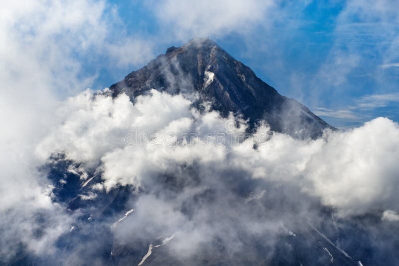 Koryaksky volcano on Kamchatka Peninsula, Russia. Koryaksky volcano on Kamchatka Peninsula, Russia.