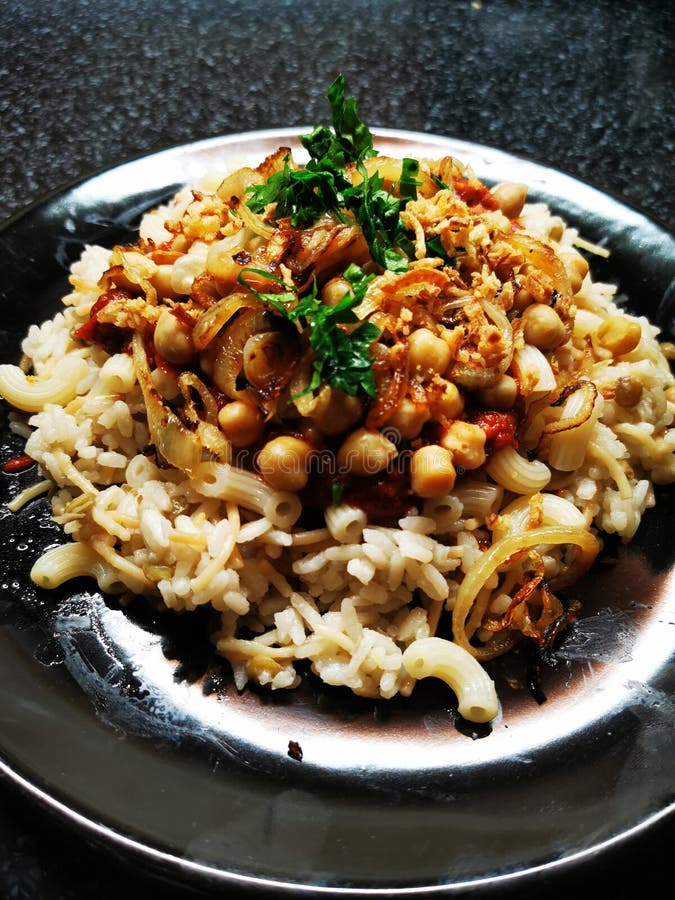 Koshars food from egypt stock image. Image of traditional 276000279