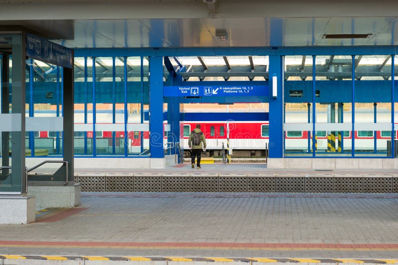 Kosice Railway station stock photos