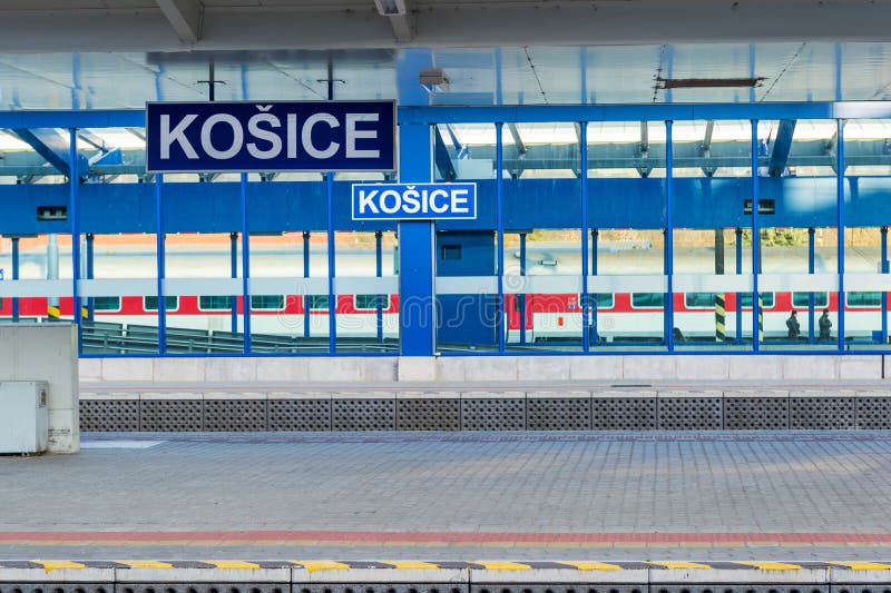 Kosice Railway station royalty free stock photography