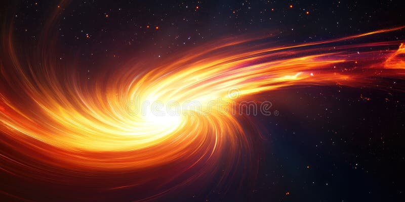Kosmiczna Głębia Kosmiczna z kolorowymi wirującymi mgławicami i jasnymi gwiazdami Wspaniały Projekt Tła Astronomicznego ilustracja wektor